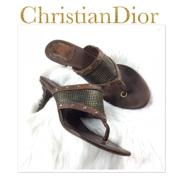 Dior Shoes - Vintage DIOR Shield Heels